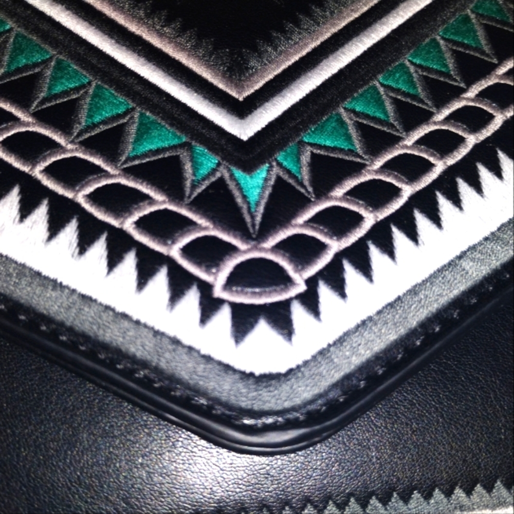 Unique leather shoulder bag (purse)